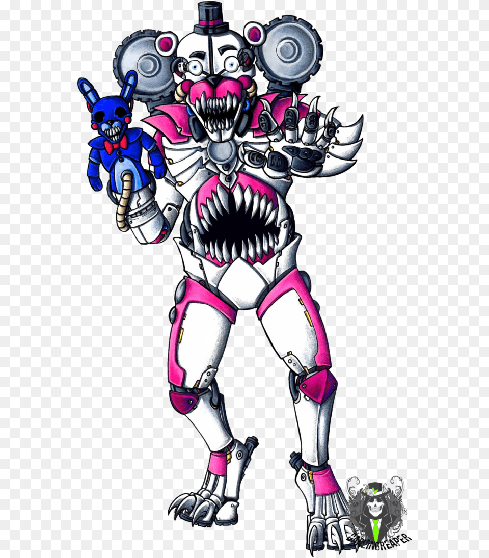 Fnaf Funtime Freddy By Deathrage22 Fnaf Funtime Freddy, Baby, Book, Comics, Publication Free Png Download