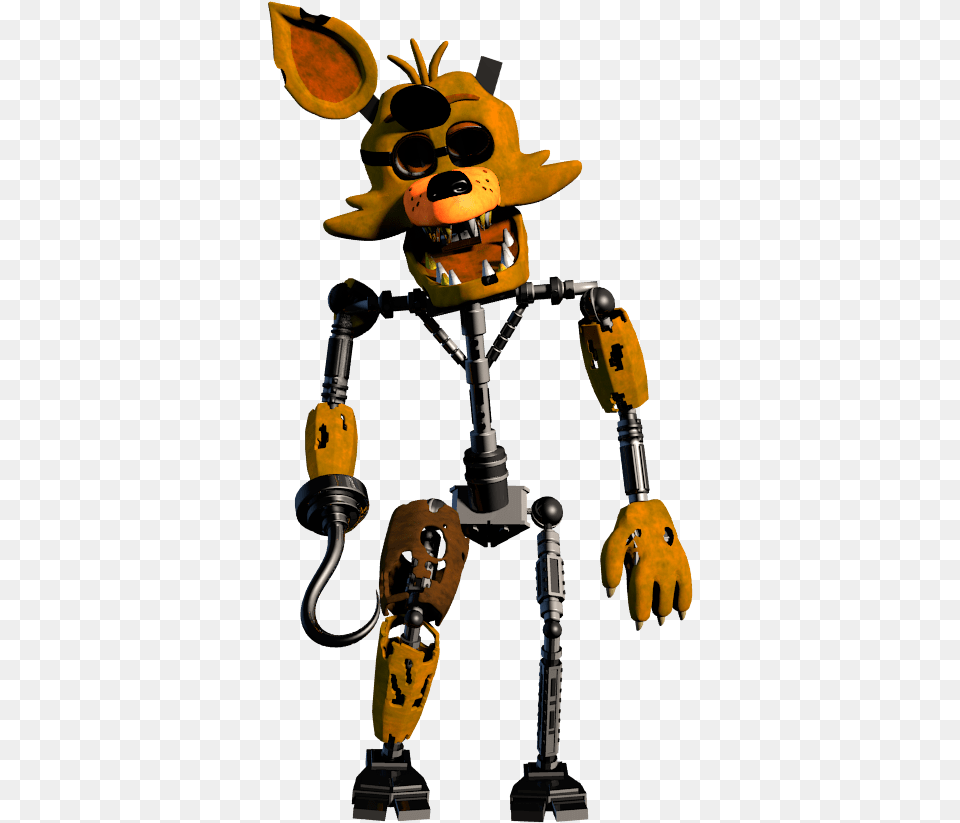 Fnaf Golden Foxy Full Body, Robot, Person Free Png Download
