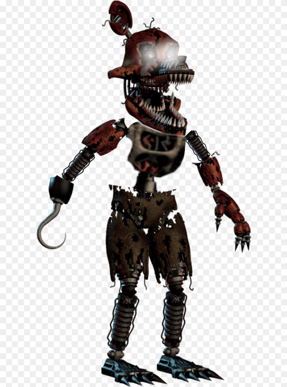Fnaf Ignited Nightmare Foxy, Adult, Male, Man, Person Free Transparent Png