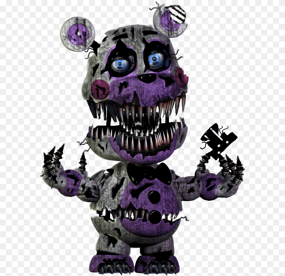 Fnaf Image Five Nights At Freddy39s Nightmare Helpy, Animal, Dinosaur, Reptile, Face Free Png