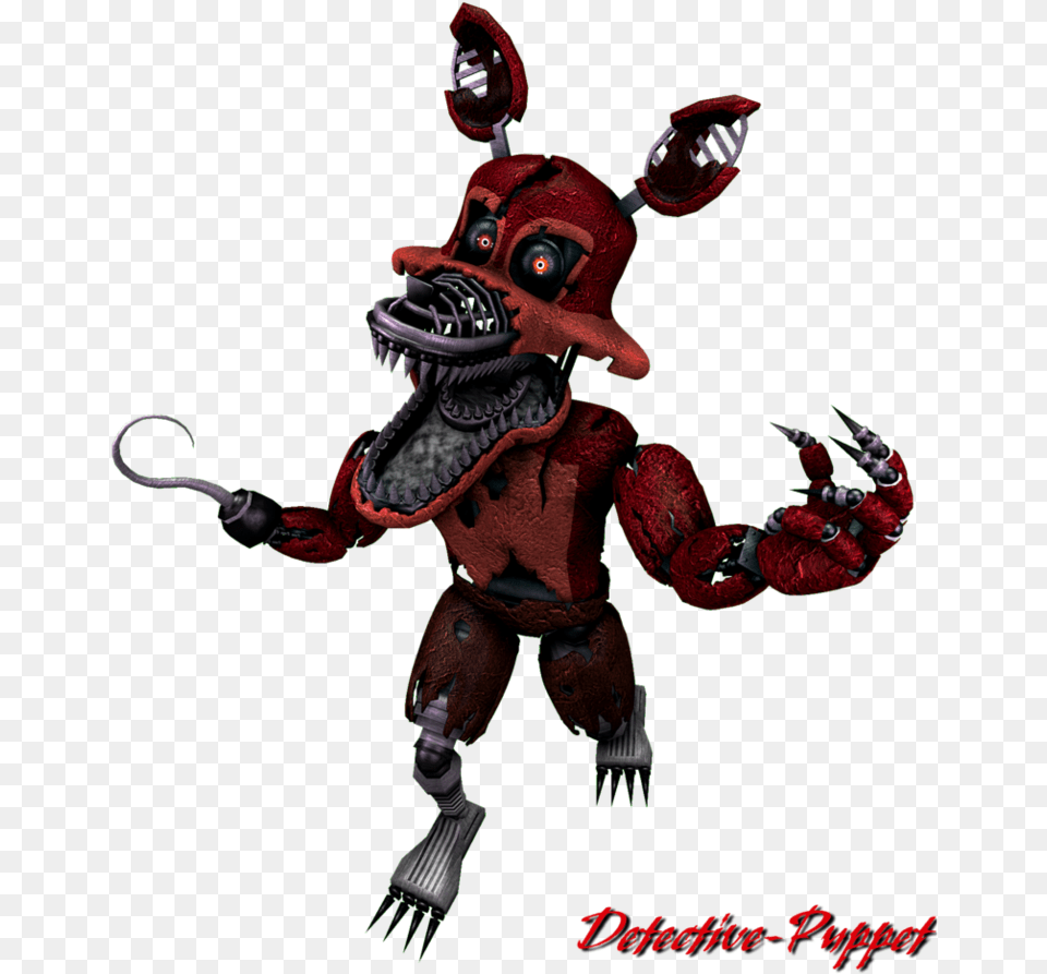 Fnaf Nightmare Foxy Clipart Download Fnaf Nightmare Foxy, Toy, Electronics, Hardware Png