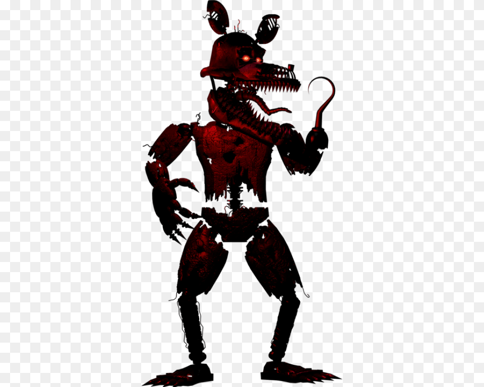 Fnaf Nightmare Foxy Full Body, Alien, Person Free Transparent Png