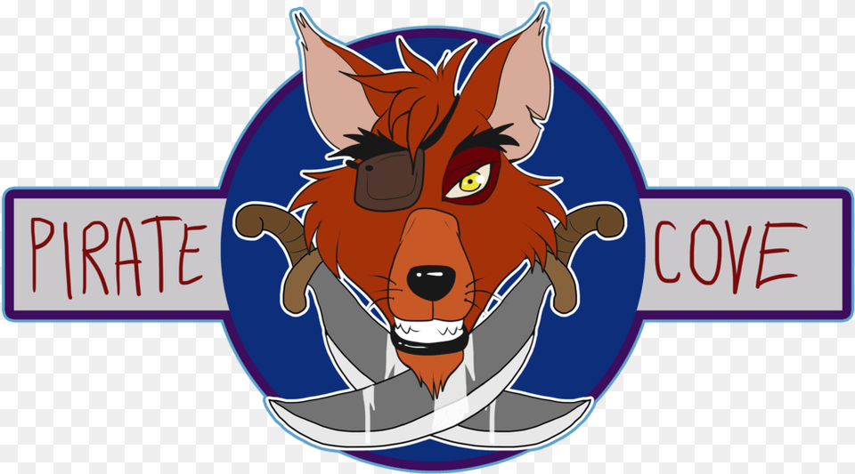 Fnaf Pirate Cove Logo, Sticker, Face, Head, Person Png