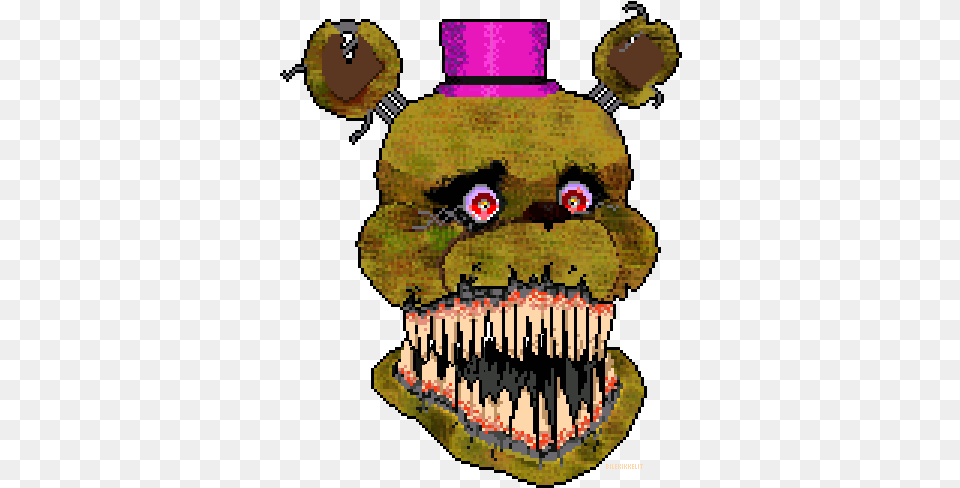 Fnaf Pixel Art With Grid, Baby, Person, Face, Head Free Transparent Png