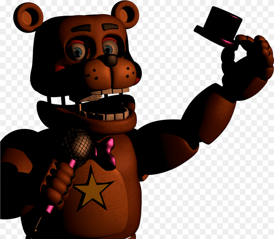 Fnaf Rockstar Freddy Head, Emblem, Symbol, Adult, Female Png