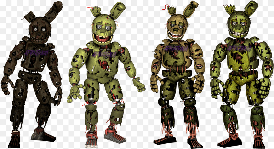 Fnaf Sfm Springtrap Person, Baby, Face, Head Free Transparent Png