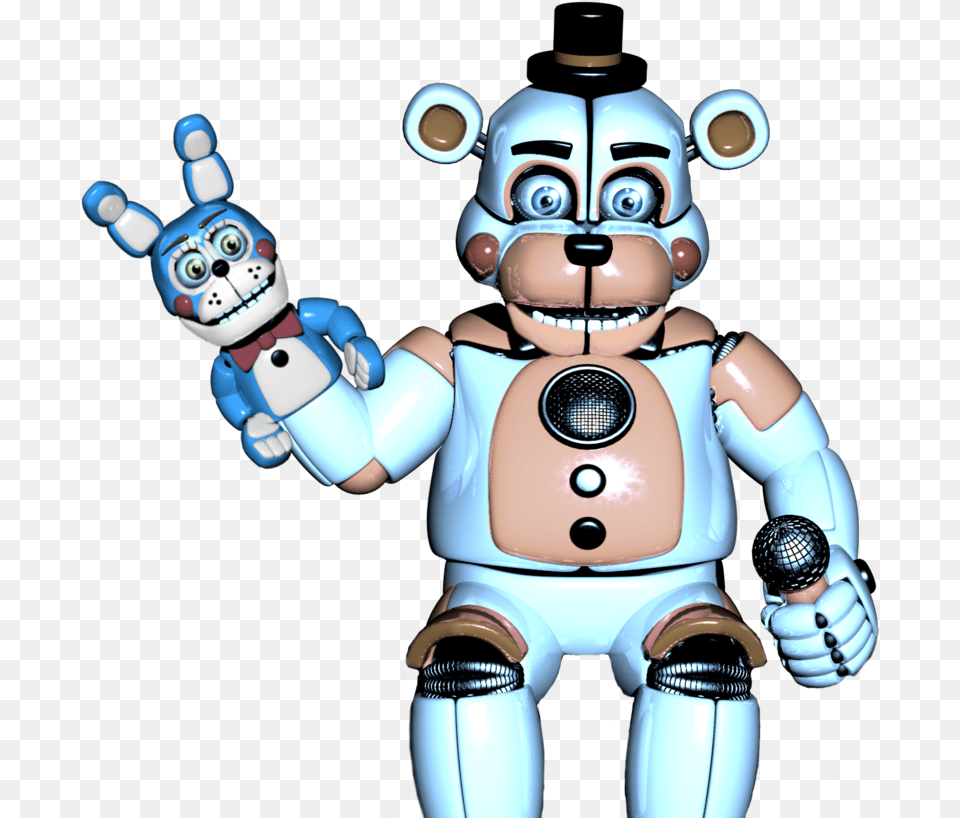 Fnaf Sl Funtime Toy Freddy Download Fnaf Funtime Toy Freddy, Robot, Baby, Person Free Transparent Png