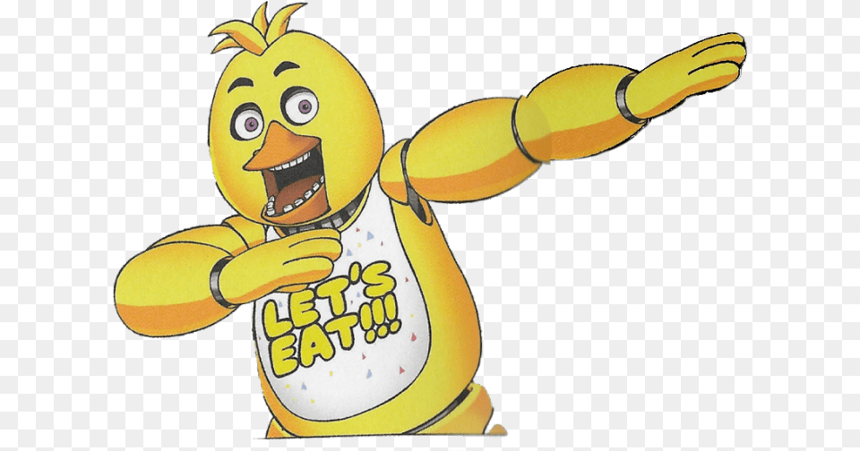 Fnaf Survival Logbook Dabbing Chica, Cartoon, Baby, Person Png Image