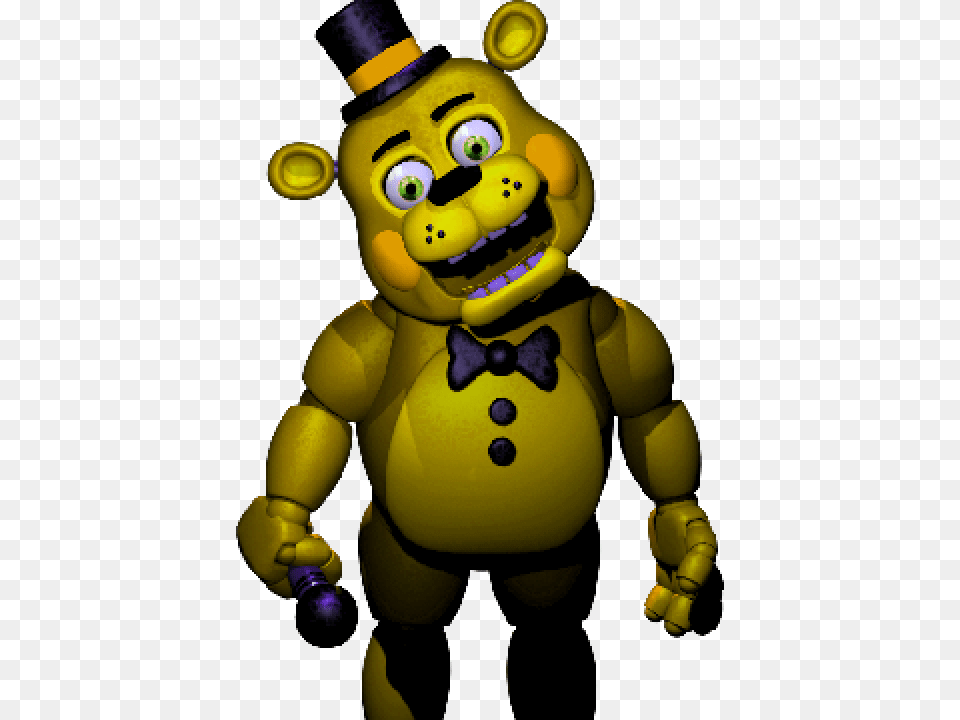 Fnaf Toy Freddy Full Body Golden Toy Freddy Png Image