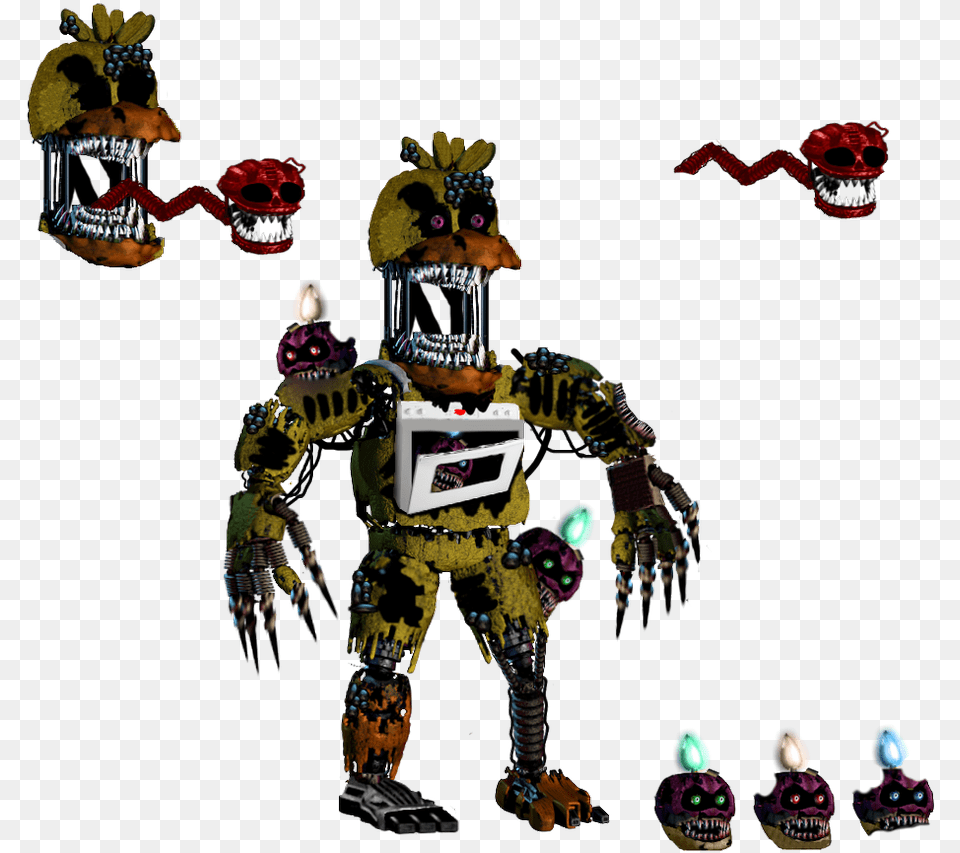 Fnaf Twisted Ones Action Figures, Person Free Png Download