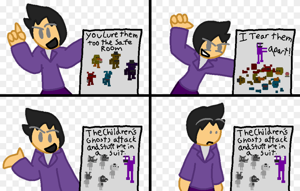 Fnaf William Afton Memes, Book, Comics, Publication, Baby Free Png