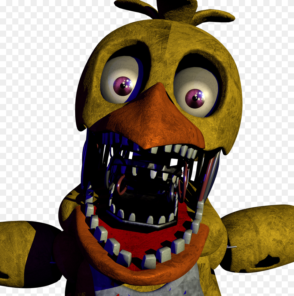 Fnaf Withered Chica Clipart Five Fnaf 2 Withered Chica Full Body, Toy Png