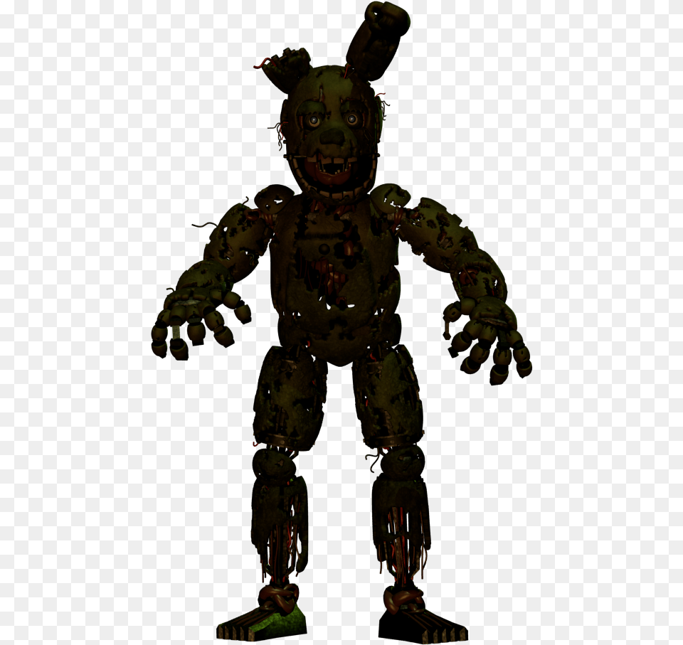 Fnaf Withered Springtrap, Person, Accessories Free Png