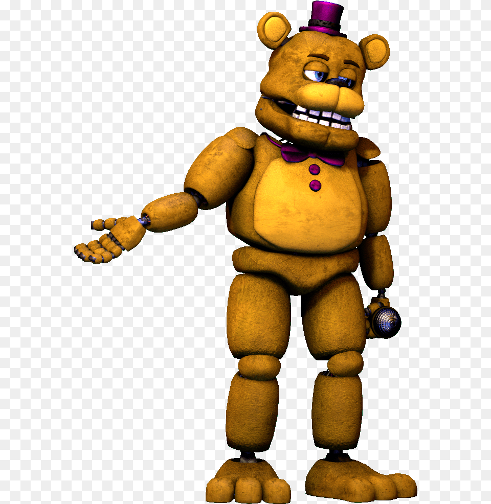 Fnaf World, Toy, Figurine, Robot Free Transparent Png