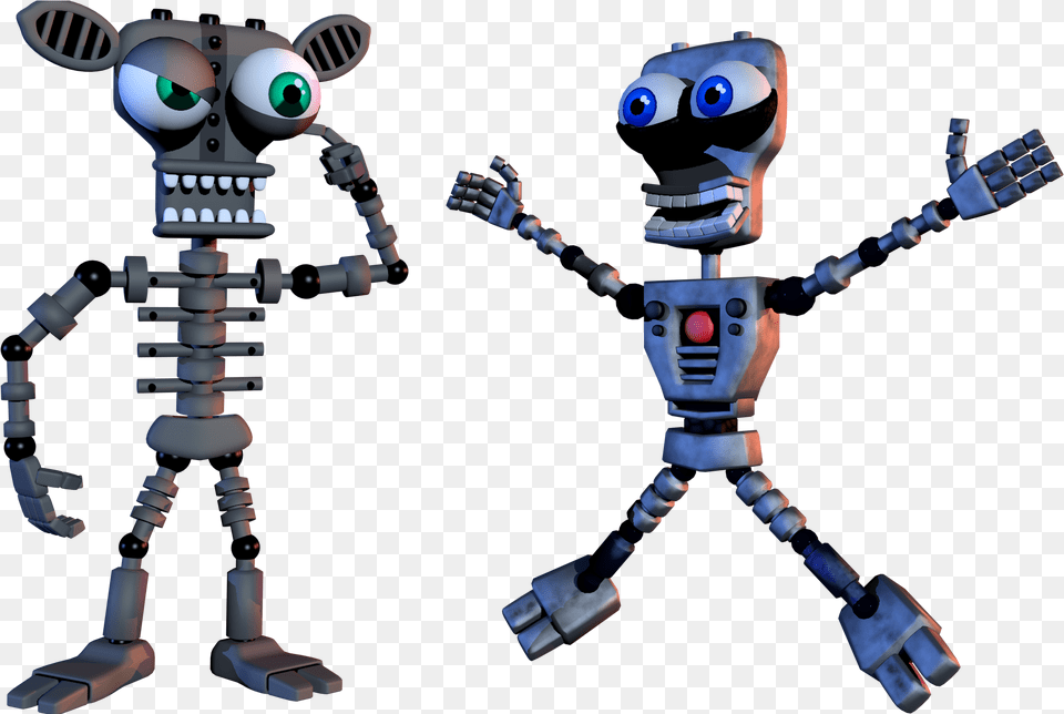 Fnaf World Endo 01 Gif, Robot, Toy, Baby, Person Free Transparent Png