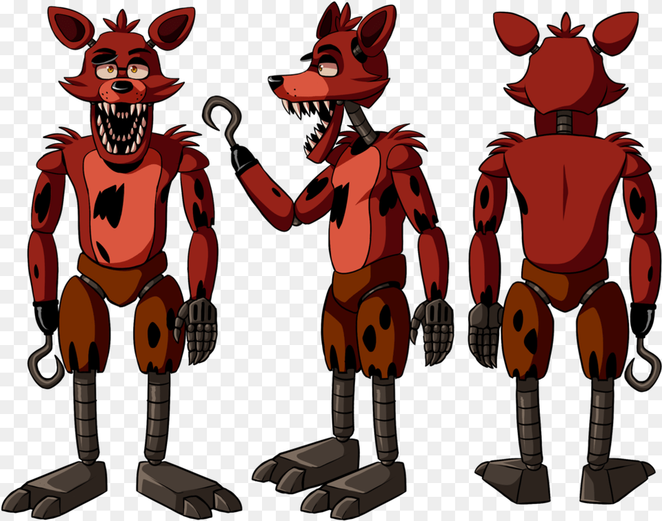 Fnaf World Five Nights At Freddy39s 3 Five Nights At Foxy Fnaf Standing Full Body, Person, Animal, Dinosaur, Reptile Free Png
