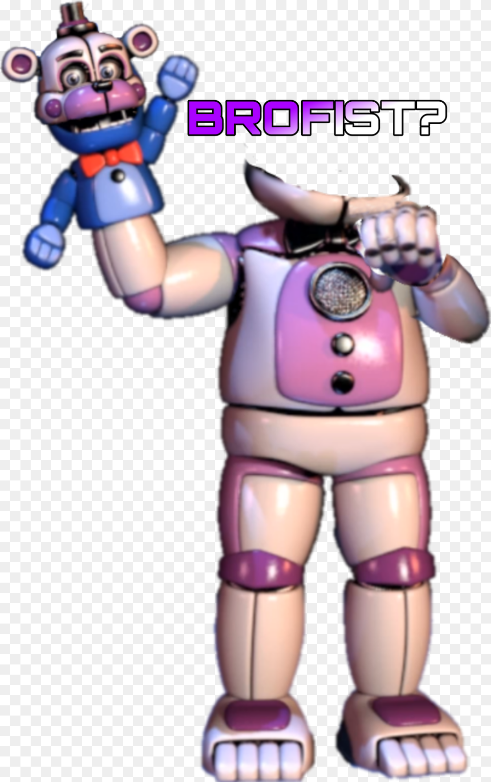 Fnafsisterlocation Pewdiepie Brofist Funtime Freddy Full Body, Robot, Baby, Person Png Image
