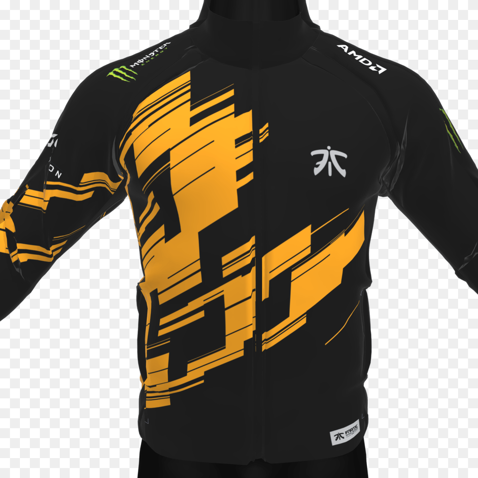 Fnatic Player Jacket 2018, Clothing, Long Sleeve, Shirt, Sleeve Free Png