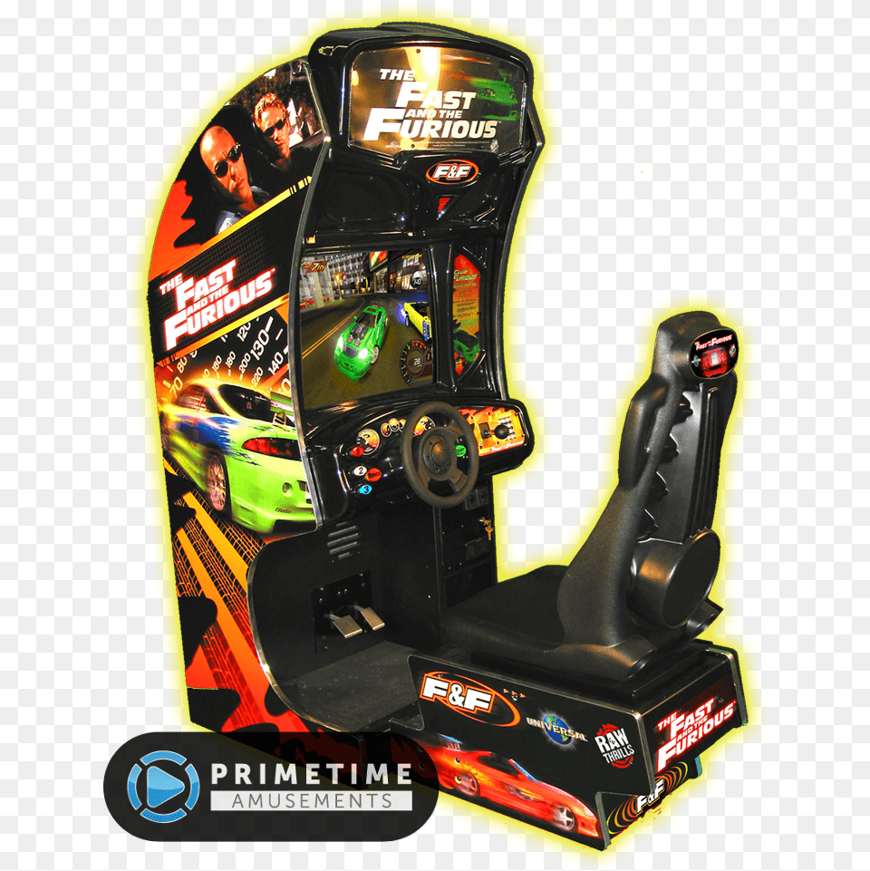 Fnf Sitdown Large Fast And Furious Arcade Game, Arcade Game Machine, Adult, Person, Man Png