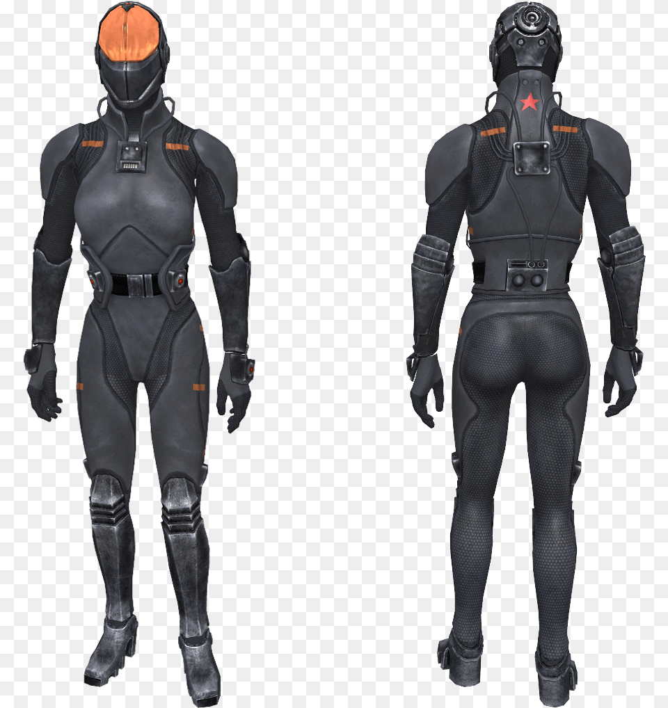 Fnv Chinesestealtharmor Female Crimson Dragon Fallout, Adult, Male, Man, Person Free Transparent Png