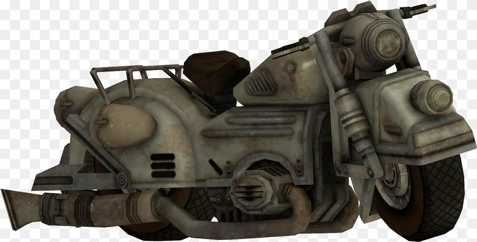 Fnv Motorcycle Fallout 4 Tank, Mortar Shell, Weapon, Armored, Military Free Png Download