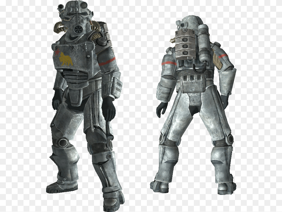 Fnv Ncr Salvaged Armour1 Fallout Ncr Salvaged Power Armor, Person, Toy, Robot Free Transparent Png