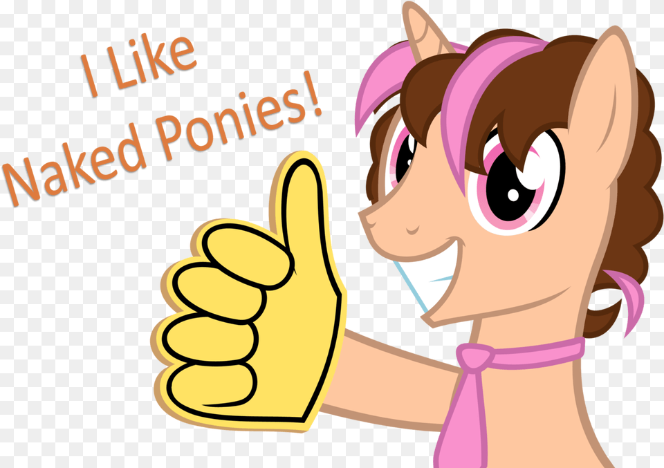 Foam Finger High Res Oc Oc Only Oc Nude Ponies, Person, Cleaning, Glove, Clothing Png