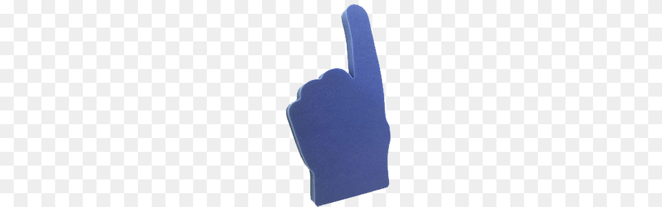 Foam Finger Royal Blue, Clothing, Glove Free Png Download