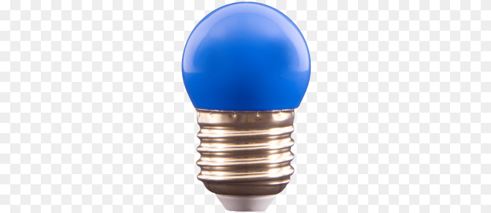 Foco Bombilla Miniatura Globo De Led Azul 1w E27 127v Fluorescent Lamp, Light, Electronics, Clothing, Hardhat Png