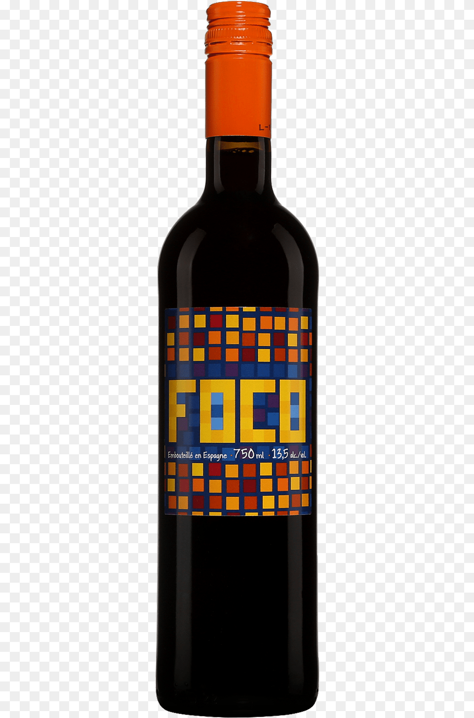 Foco Garnacha Carinena Glass Bottle, Alcohol, Beer, Beverage, Liquor Free Png