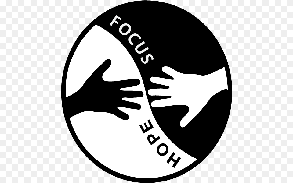 Focus Hope Focushope Twitter Focus Hope Detroit, Logo, Stencil, Hand, Body Part Free Transparent Png