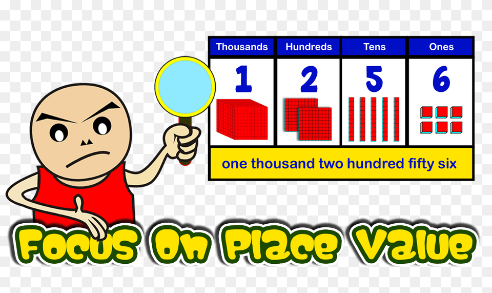 Focus On Place Value Ultimate Resource Math Folder Games, Baby, Person, Face, Head Png
