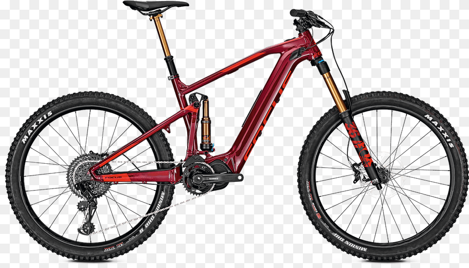 Focus Sam2 Pro In Burgundy Mountain Bike, Bicycle, Mountain Bike, Transportation, Vehicle Free Transparent Png