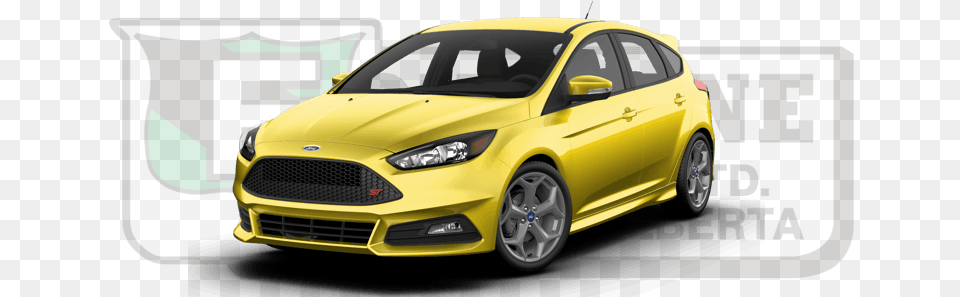 Focus St 2018 White, Car, Vehicle, Transportation, Sedan Free Png Download
