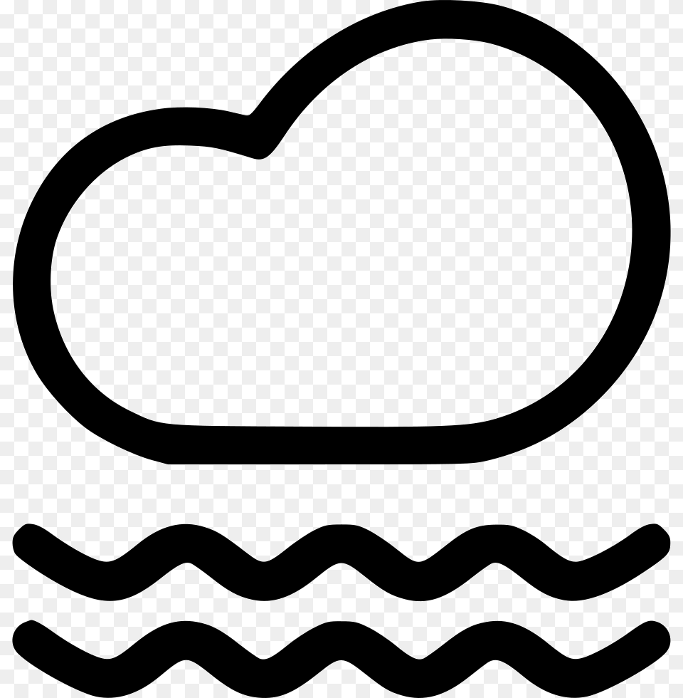 Fog Foggy Mist Cloud Cloudy Weather Comments Mobile Icon, Stencil, Smoke Pipe Free Transparent Png