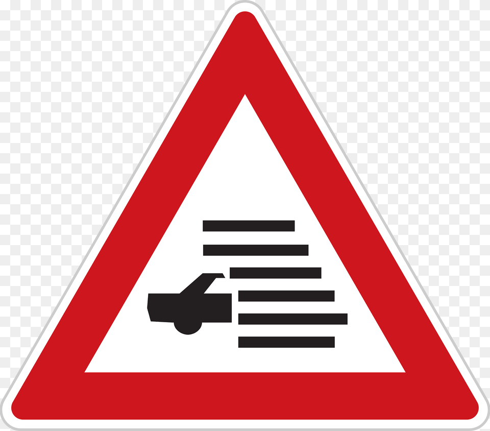 Fog Likely Sign In Czech Republic Clipart, Symbol, Road Sign Png