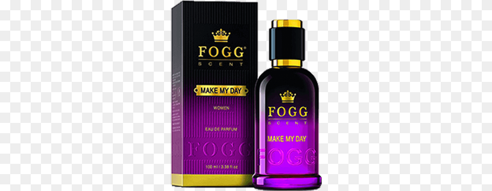 Fogg Scent Make My Day Fogg Scent For Women, Bottle, Cosmetics, Perfume Png