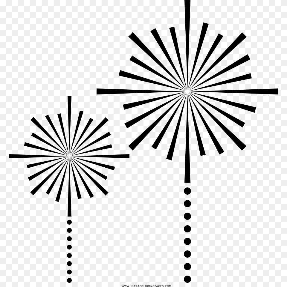 Fogos De Artifcio Coloring, Gray Free Transparent Png