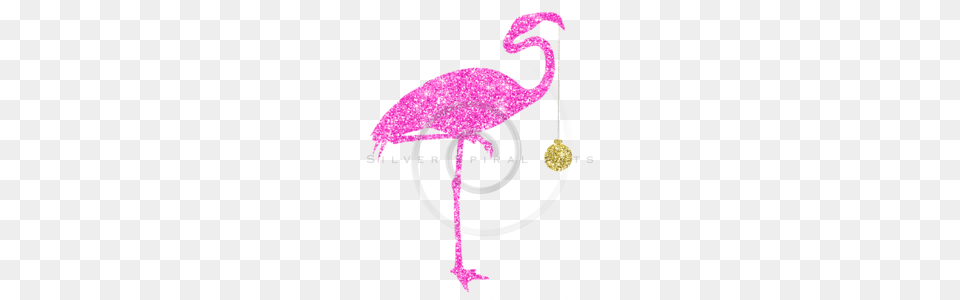 Foil And Glitter, Animal, Bird, Flamingo, Smoke Pipe Free Png