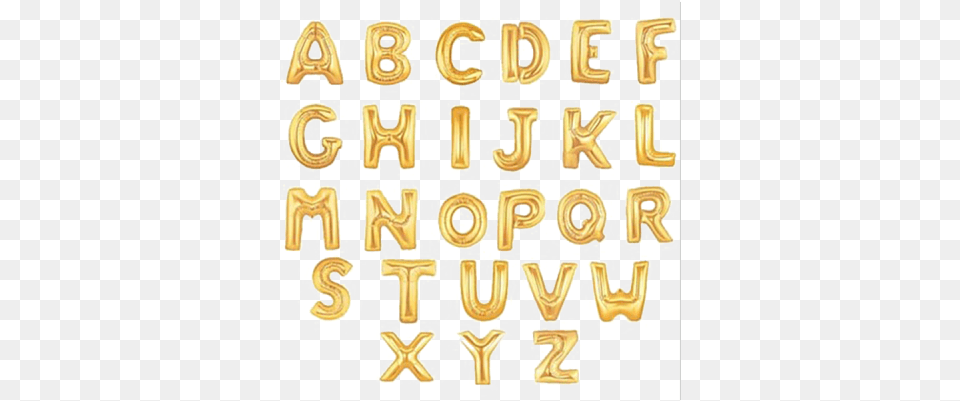 Foil And Vectors For Download Gold Foil Balloon Letters, Text, Alphabet Free Transparent Png