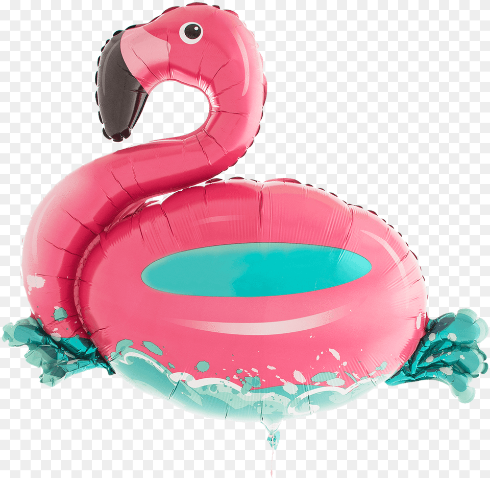 Foil Supershape Floatie Flamingo Balloon, Animal, Bird Free Png Download