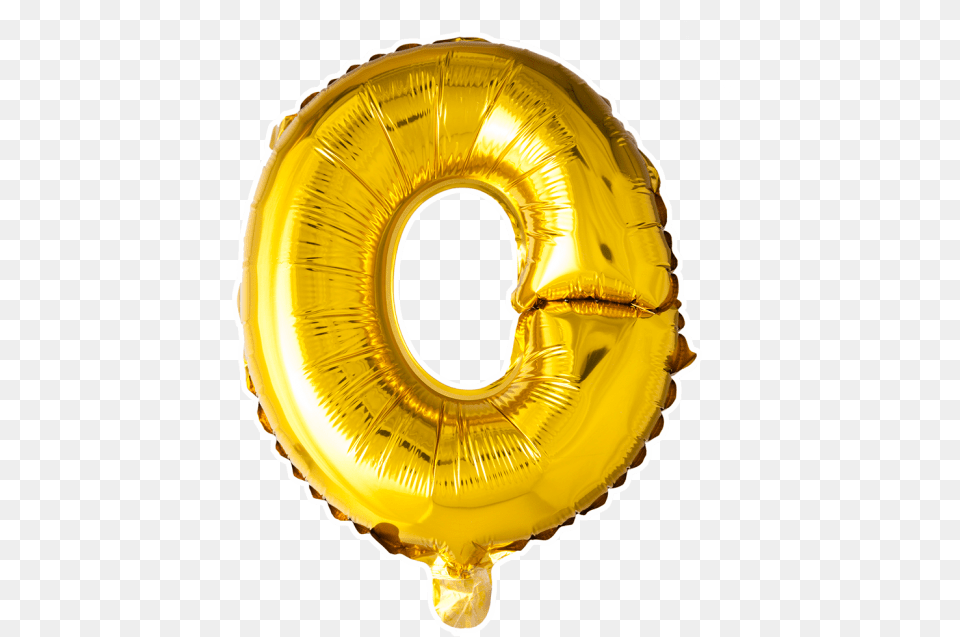Foilballoon O 16 Balloon Letters Transparent O, Food, Sweets, Clothing, Hardhat Free Png Download