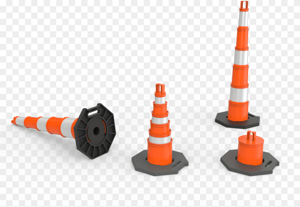 Foldable Traffic Cones That Spares Place In A Track Design, Cone, Dynamite, Weapon Free Png Download