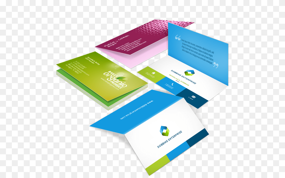 Folded Business Cards Printing, Paper, Text, Advertisement, Business Card Free Transparent Png
