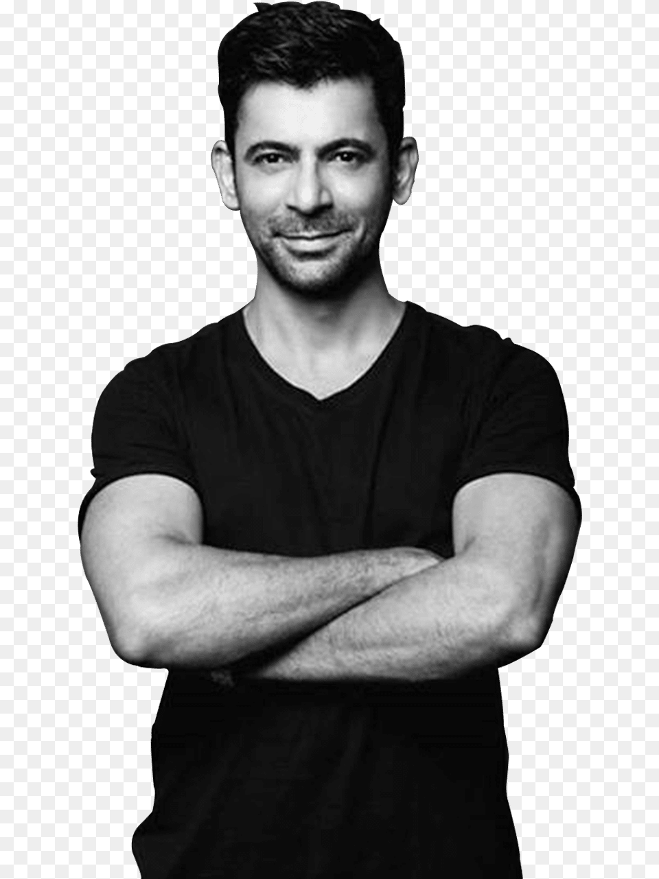 Folded Hand Man Vector Happy Birthday Sunil Grover, T-shirt, Person, Portrait, Smile Free Transparent Png