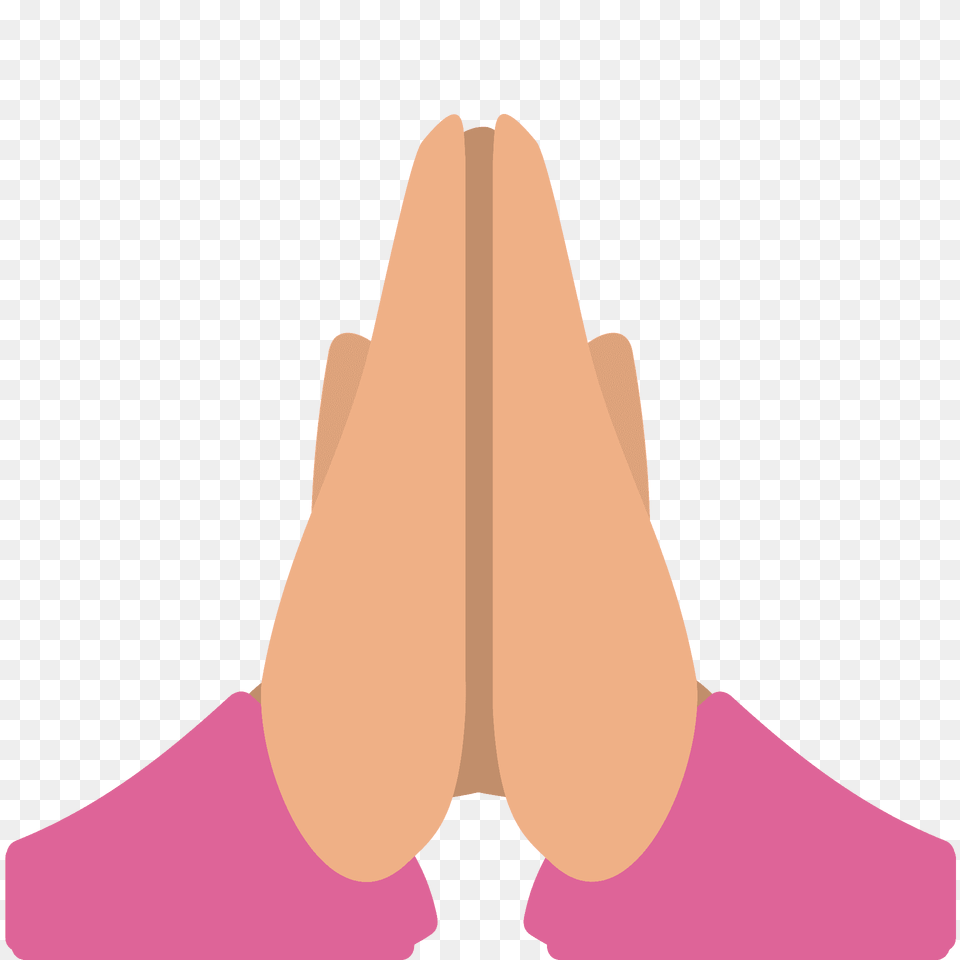Folded Hands Emoji Clipart, Person Png Image