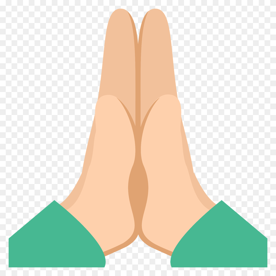 Folded Hands Emoji Clipart, Ankle, Body Part, Person, Face Free Png Download