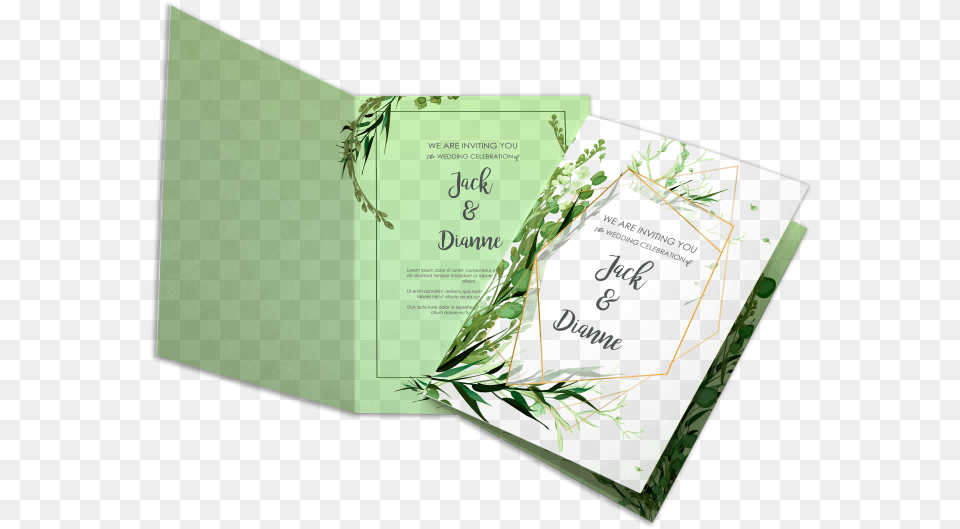 Folded Invitation Cards Paper, Advertisement, Poster Png