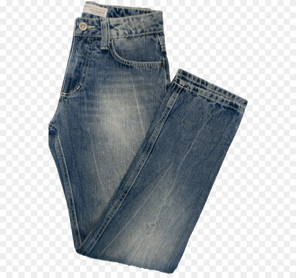 Folded Jeans, Clothing, Pants Free Png