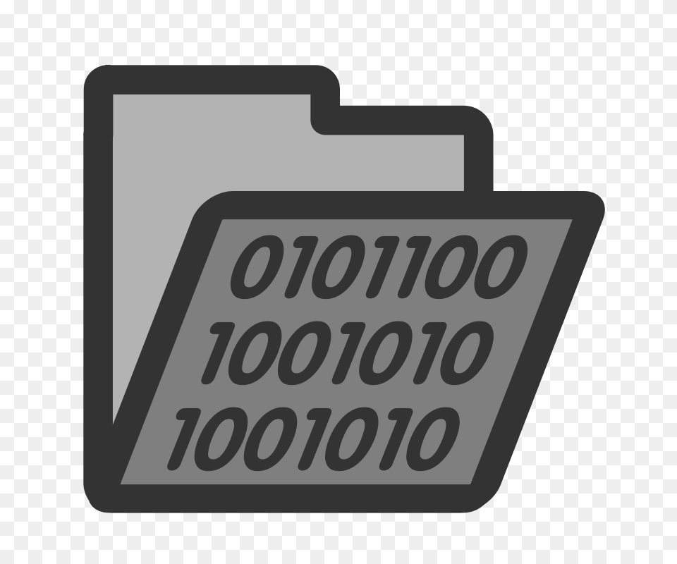 Folder Binary, Text Free Transparent Png
